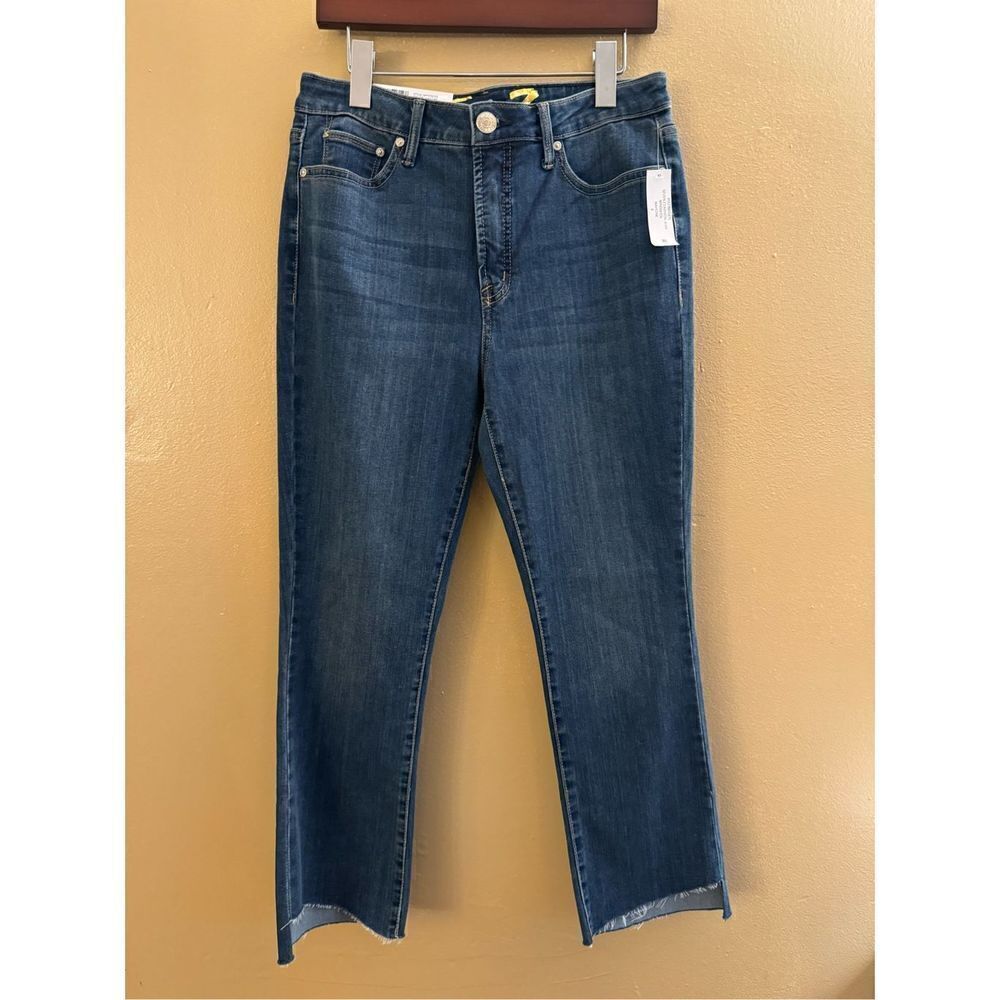 New Seven | Jeans & Pants | Women’s High Rise Step Croppes Raw Hem Jeans Size 8